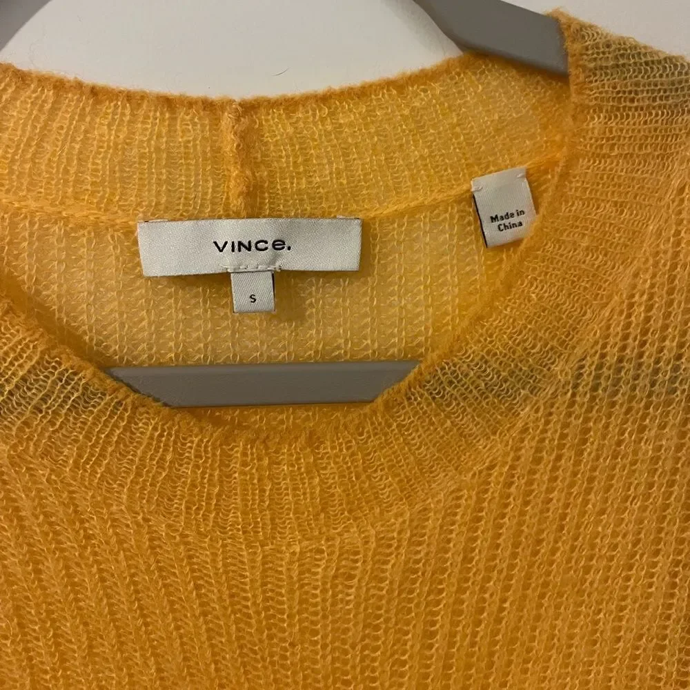 Vince Featherweight Mohair & Wool Blend Sweater